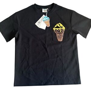 SnowDay Ice Cream Cone Graphic T-Shirt Black Men’s Small NWT Streetwear‎